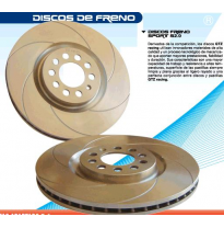 Discos Freno Delanteros Alfa Romeo 155 1.7i Twin Spark 92-96 257,5x20x40,5 Torn.4