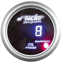 Reloj Simoni Racing Digital Presion Aceite. Black Face + Sensors
