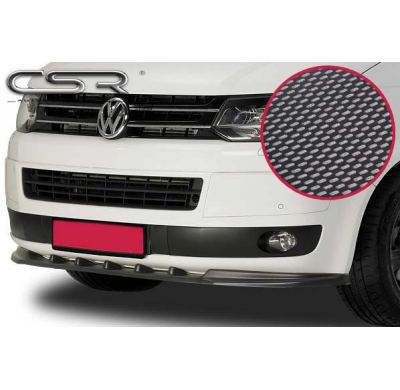 Spoiler Añadido Delantero Imitacion Carbono Vw T5 Multivan Facelift Csl006-C