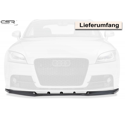 Spoiler Añadido Delantero Negro Brillante Audi Tt 8j Csl095-G