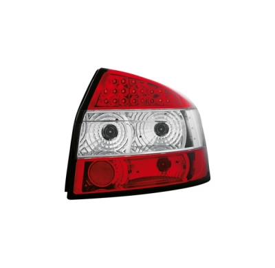 Led-Pilotos Traseros Audi A4 Lim. 01-04 _ Rojo/Cristal