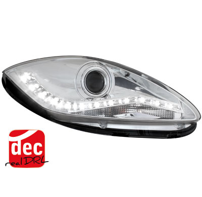 Faros Luz Diurna Seat Leon 1p 09+ Cromado