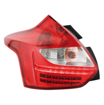 Pilotos Led Ford Focus 2011+ Rojo/Clear