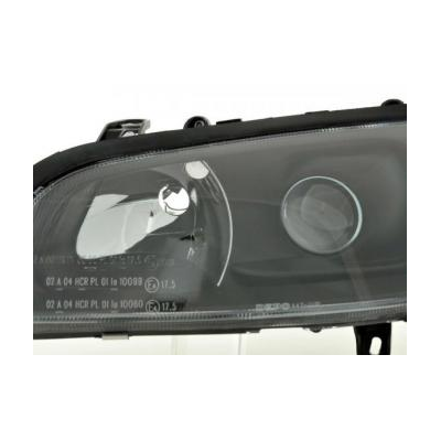 Faros Delanteros Set Angel Eyes Opel Omega Modelo B  99-03 Negro Fk Automotive