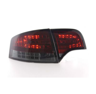 Kit De Pilotos Traseros Led Audi A4 Sedan Modelo 8e  04-07 Rojo/Negro Fk Automotive