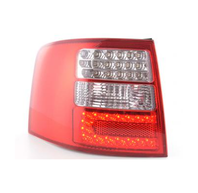 Kit De Pilotos Traseros Led Audi A6 Avant Modelo 4b  97-03 Rojo Fk Automotive