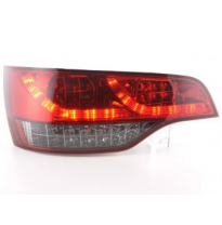 Kit De Pilotos Traseros Led Audi Q7 Modelo 4l  06- Rojo/Negro Fk Automotive