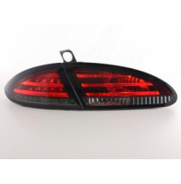 Kit De Pilotos Traseros Led Seat Leon Modelo 1p  05- Rojo/Negro Fk Automotive