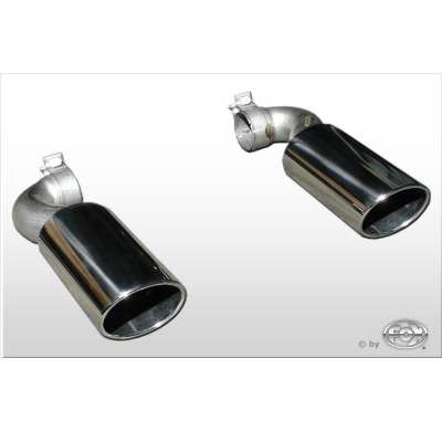 Escape FOX Audi Q7 pair of tail pipes for screwing - 129x106 32 duplex