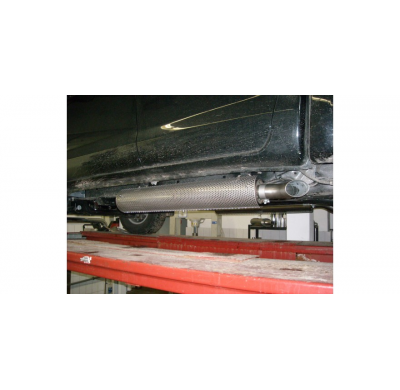 Escape FOX Toyota Hilux N25 - Double Cap half system from catalizador sidepipe, consits of 2 escape final - 1x76 26 duplex