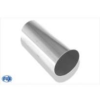 Cola de escape para soldar 10 &amp;#216; 100 mm / lenght: 300 mm - round / sharp-edged / straight / without absorber