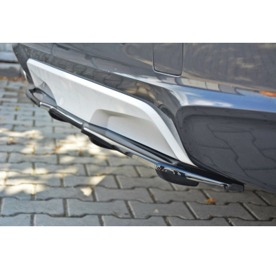 Splitter Inferior Central Trasero Bmw X4 M-Pack (With a Vertical Bar) - Abs Maxton Design