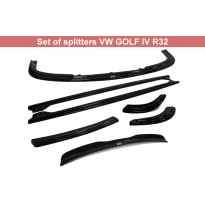 Juego De Splitters Vw Golf Iv R32 - Abs Maxton Design