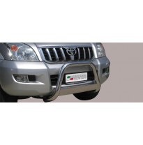 Defensa Delantera Acero Inox Toyota Land Cruiser Kdj 120/125 03&gt; Diametro 63 Homologada