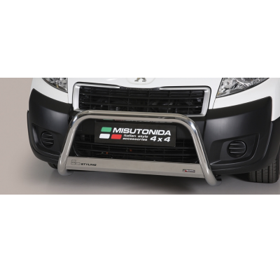 Defensa Delantera Acero Inox Homologacion Ec Peugeot Expert 2006-2015 Medium Bar Acero Inox Diametro 63