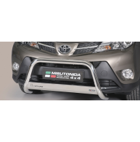 Defensa Delantera Acero Inox Homologacion Ec Toyota Rav 4 13&gt; Medium Bar Acero Inox Diametro 63