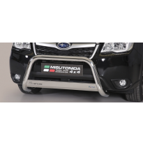 Defensa Delantera Acero Inox Homologacion Ec Subaru Forester 13&gt; Medium Bar Acero Inox Diametro 63
