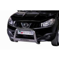 Defensa Delantera Acero Inox Nissan Qashqai 10&gt; Diametro 63 Homologada