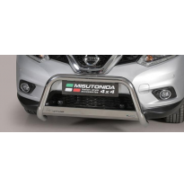Defensa Delantera Acero Inox Nissan X-Trail Años 2015&gt;2017 - Diametro 63mm - Homologacion Ce