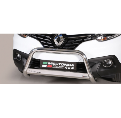 Defensa Delantera Acero Inox Renault Kadjar 15> Diametro 63 Homologada Misutonida