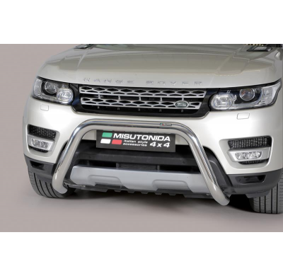 Defensa Delantera Acero Inox Land Rover Range Rover Sport 14 - - Diametro 76mm - Homologacion Ce