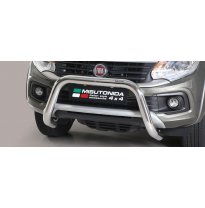 Defensa Delantera Acero Inox Fiat Fullback 16&gt; Diametro 76 Homologada Misutonida