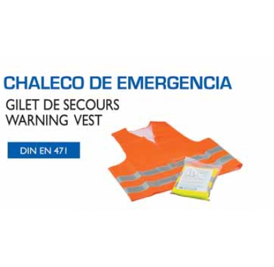 Chaleco Emergencia Din En471 Amarillo