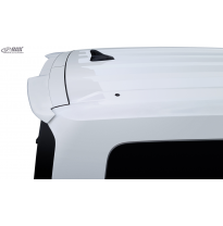 RDX Alerón de Techo para VW Caddy SB 2K 2KN (2020+) para Puerta de Granero (2 Puertas Traseras) Alerón de Maletero Fabricado en