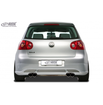 Rdx Extension Paragolpes Trasero Vw Golf 5 &quot;V2&quot; With Exhaust Hole Left &amp; Right Material:Abs