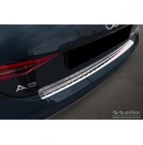 Protector De Paragolpes Trasero De Acero Inoxidable Para Audi A3 (8y) Sportback 2020- &#039;Ribs&#039;