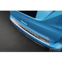 Protector de parachoques trasero de acero inoxidable adecuado para Ford Tourneo Connect III 2022- &#039;Ribs&#039; AVISA