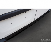 Protector de parachoques trasero de aluminio negro mate adecuado para Mercedes Sprinter III 2018- &#039;Riffled plate&#039;.