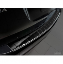 Protector Negro Acero Paragolpes Trasero Opel Zafira C Tourer 2012-2016 &amp; Facelift 2016- &#039;Ribs&#039;