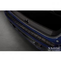 Protector de parachoques trasero Real 3D Carbono apto para Renault Megane E-Tech 2021- &#039;Ribs&#039;