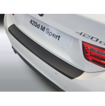 Protector de paragolpes trasero en ABS apto para BMW Serie 4 F36 Gran Coupé 4/2014- &#039;M-Sport&#039; Negro brillo RGM