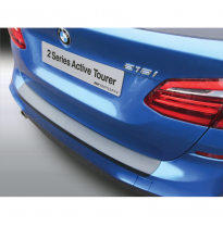 Protector de paragolpes trasero en ABS apto para BMW Serie 2 F45 Active Tourer &#039;M-Sport&#039; 9/2014-9/2021 Negro brillo RGM