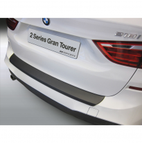 Protector de paragolpes trasero en ABS apto para BMW Serie 2 F46 Gran Tourer &#039;M-Sport&#039; 6/2015 - Negro brillo RGM