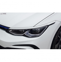 Pestañas de faros para Volkswagen Golf VIII (CD) 2020- (ABS) RDX RACEDESIGN