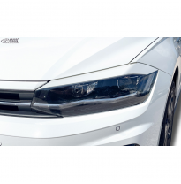 Pestañas de faros para Volkswagen Polo (AW) 2017- (ABS) RDX RACEDESIGN