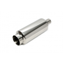 Silenciador trasero deportivo TA Technix acero inoxidable universal 100 / 45mm redondo / afilado / silenciador en tubo de escape