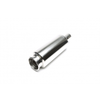 Silenciador trasero deportivo TA Technix inox universal 115 / 45mm redondo / embridado / silenciador en tubo de escape  acero in