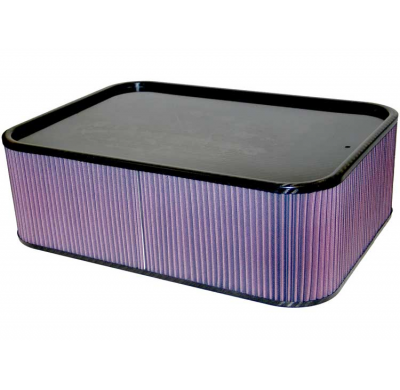 Carbon Fiber; Air Box; Large; W/Base (Solid Top & Hardware) K&n-Filter
