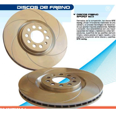 Discos Freno Delanteros Alfa Romeo 145 1.6i Twin Spark 16v -Abs- 97-98 257,5x20x40,5 Torn.4