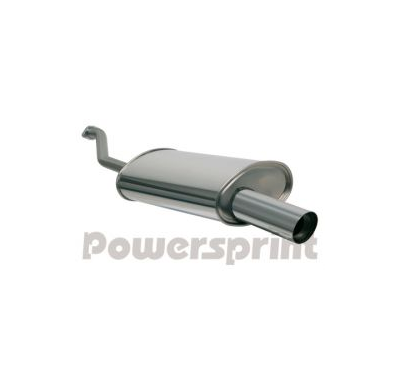 Escape Trasero Bmw E30 318 Is 16v Kat.9/89-4/91  <Br>  Rm With Exhaust-Pipe 1x76 Mm, Round Powersprint