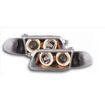 Faros Angel Eyes Opel Astra F Bj. 94-97 Negro