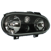 Faros Delanteros Kl Vw Golf Iv Black 97-03 Incl. Mis