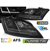 Faros Delanteros Xenon Luz Diurna Negro Intermitente Dinamico Para Audi Tt 06-10 8j Con Afs