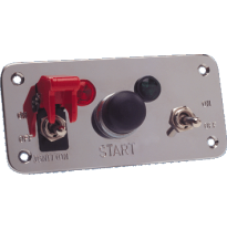 Interruptores Switch Panel 2x Switch/Start/Red+gr