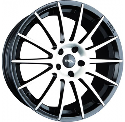 Llanta Asa Wheels As02 Black-Polish 8,0 X 18