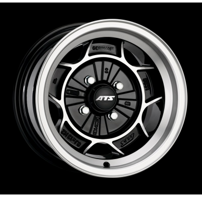 Llanta Ats Wheels Classic 5.5 X 15 Black & Polished Ats Wheels